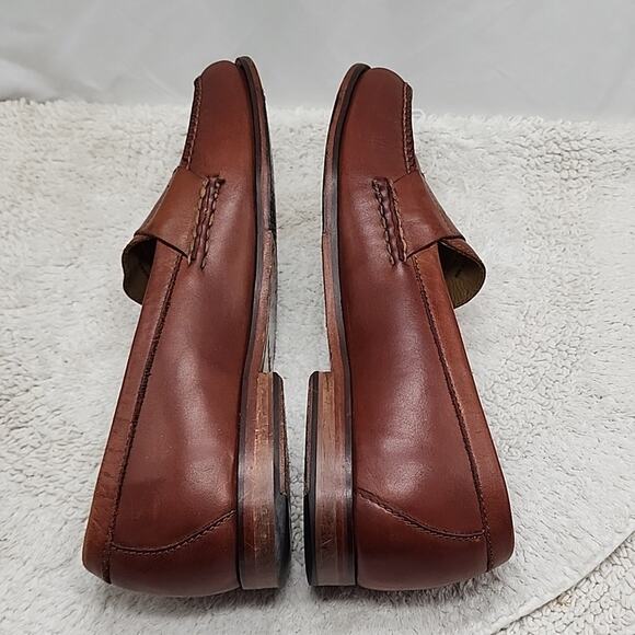 COLE HAAN STYLE: PINCH GRAND PENNY LOAFERS PAPAYA LEATHER MENS 11.0 VGUC ELEGANT main image 5